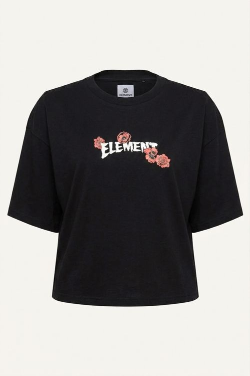Camiseta Element M/C Hirotton Flower W Preto