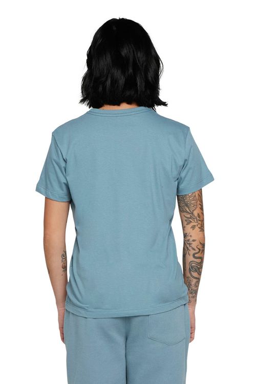 Camiseta Element M/C Mini Logo Azul Claro