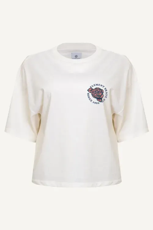 Camiseta Element M/C Rosary Cropped Off White