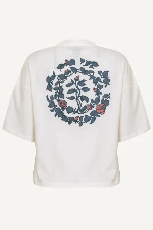 Camiseta Element M/C Rosary Cropped Off White