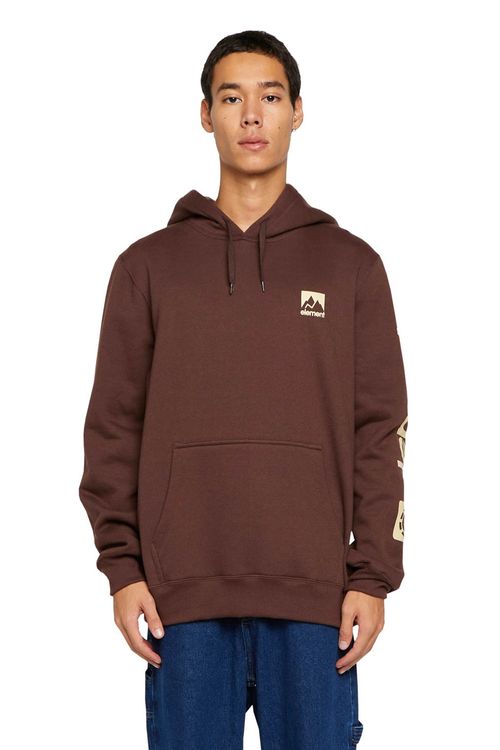 Moletom Element Fech Joint Hood 2 280 Marrom Escuro
