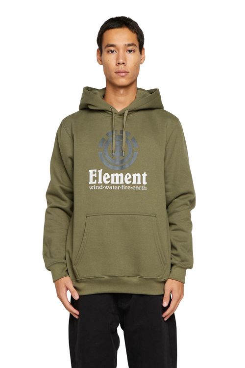 Moletom Element Fech Vertical 280 Verde Militar