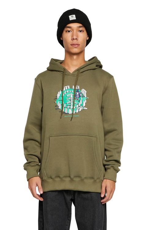 Moletom Element Fech Magical Place 305 Verde Militar