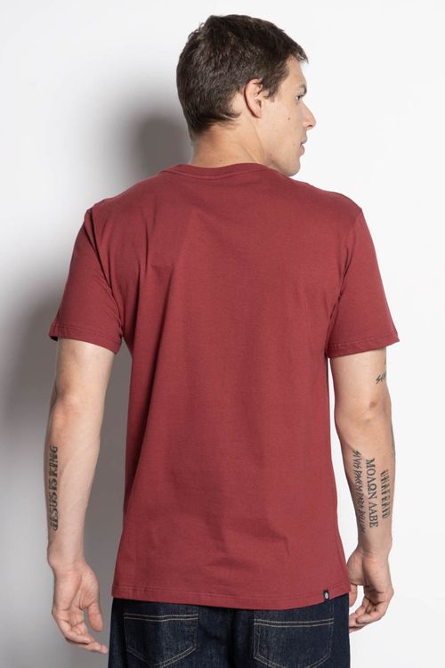 Camiseta Element M/C Basic Crew Color Vinho