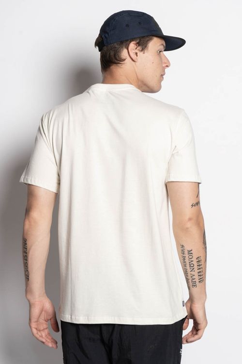 Camiseta Element M/C Blazin Chest Center Off White