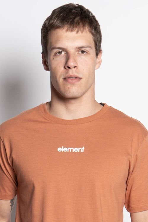 Camiseta Element M/C Simple Logo Laranja