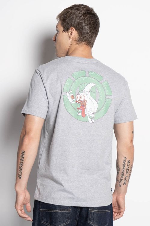 Camiseta Element M/C Squirrel Cinza Mescla