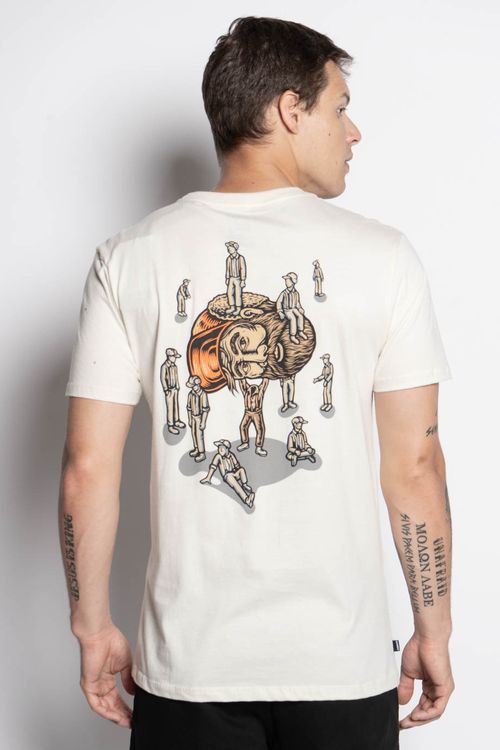 Camiseta Element M/C Leader Of The Lost Off White
