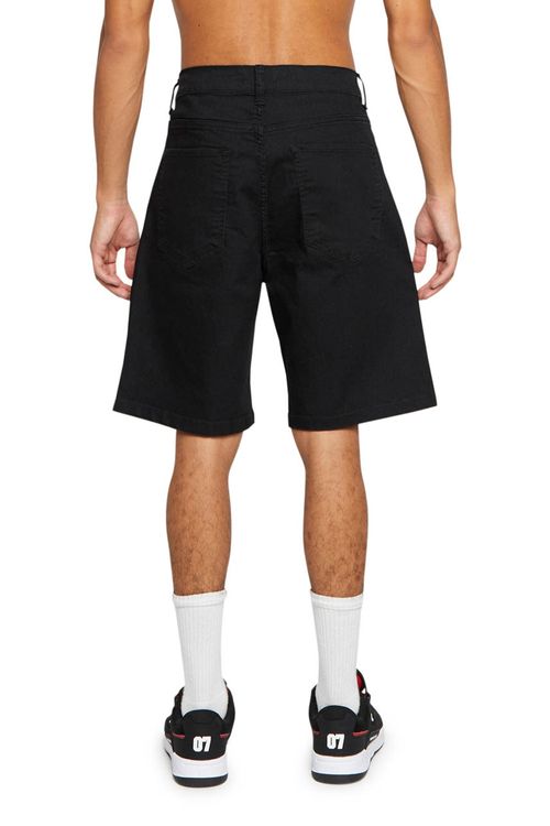 Bermuda Element Jeans Essentials Preto
