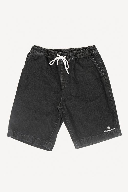 Bermuda Element Jeans Street Denim Ps Preto