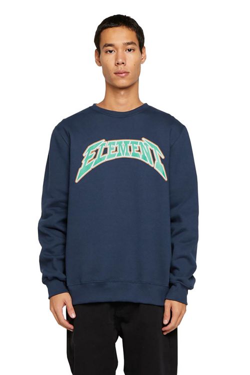 Moletom Element Care Flash Logo Crew 280 Marinho
