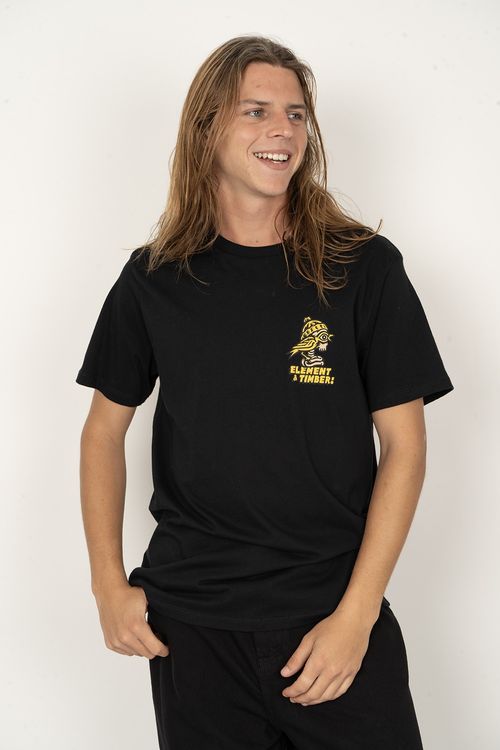 Camiseta Element M/C Birds Eye Preto