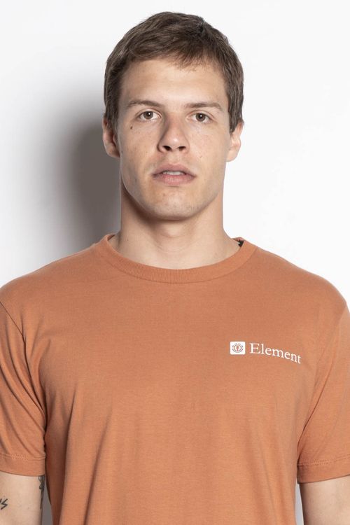 Camiseta Element M/C Classic Smokey Bp Laranja