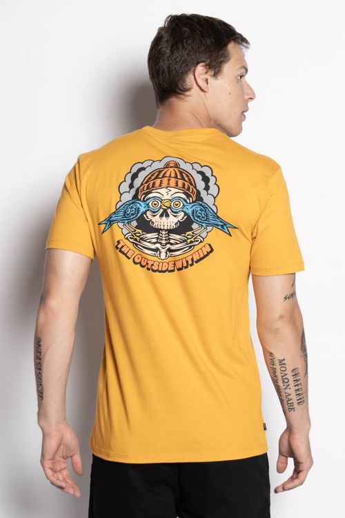 Camiseta Element M/C Birds Eye Amarelo