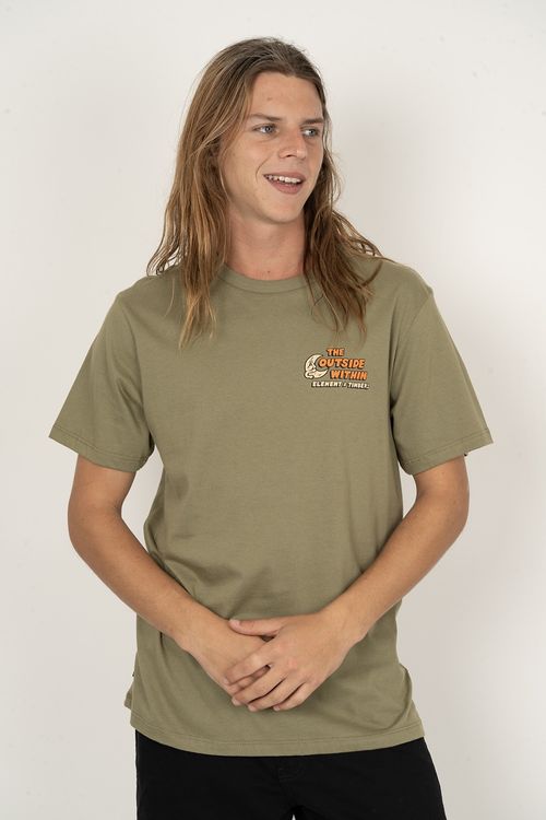 Camiseta Element M/C The Gathering Verde Militar