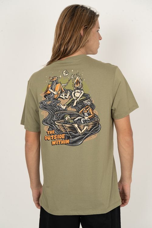 Camiseta Element M/C The Gathering Verde Militar