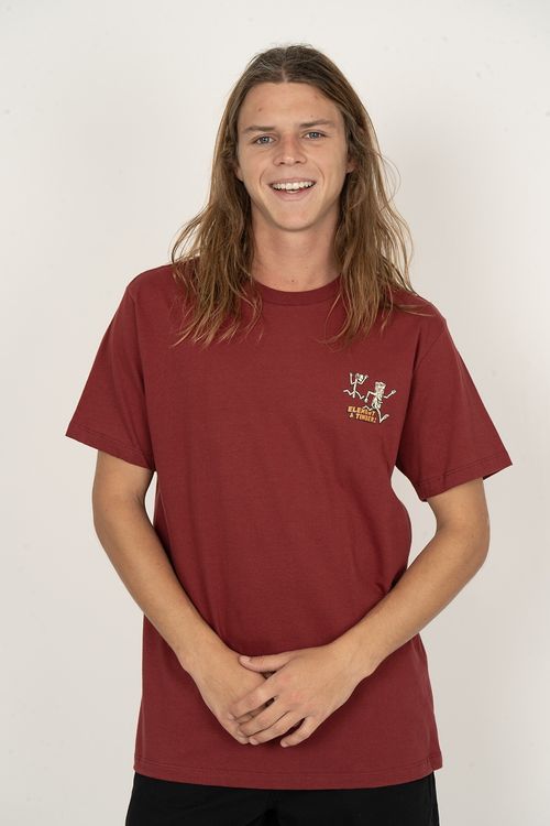 Camiseta Element M/C The Chase Vinho