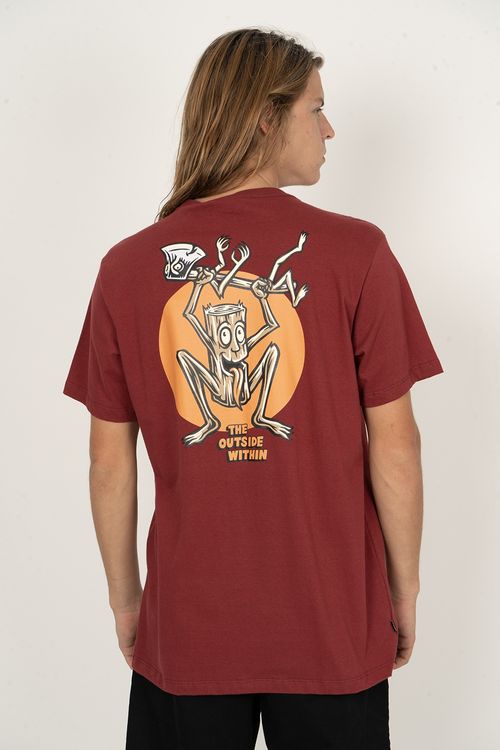 Camiseta Element M/C The Chase Vinho