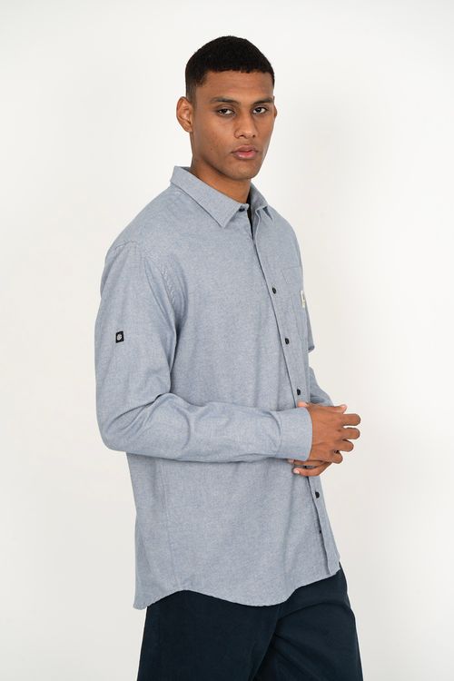 Camisa Element M/l Woven Track Azul