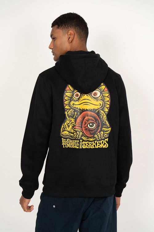 Moletom Element Fech Timber The Frog Preto
