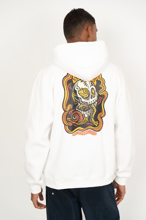 Moletom Element Fech Timber Hermit Branco