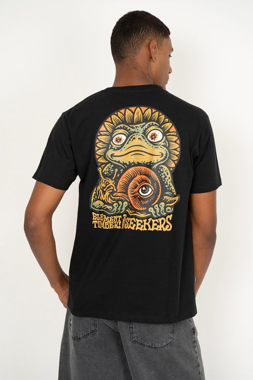 Camiseta Element M/c Timber The Frog Preto