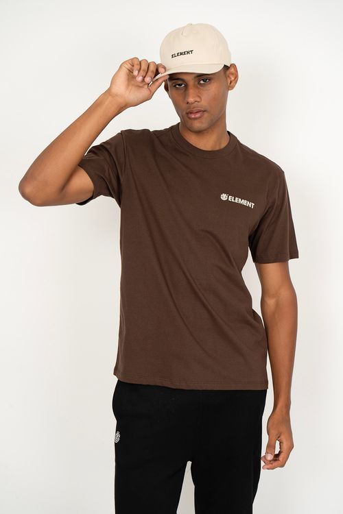 Camiseta Element M/c Blazin Chest Marrom Escuro