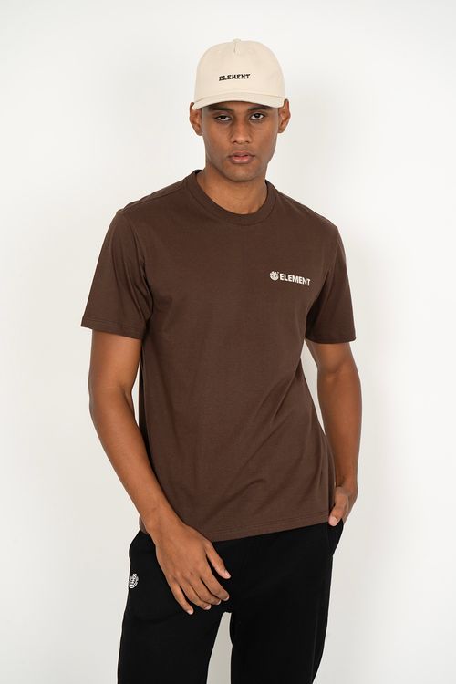 Camiseta Element M/c Blazin Chest Marrom Escuro