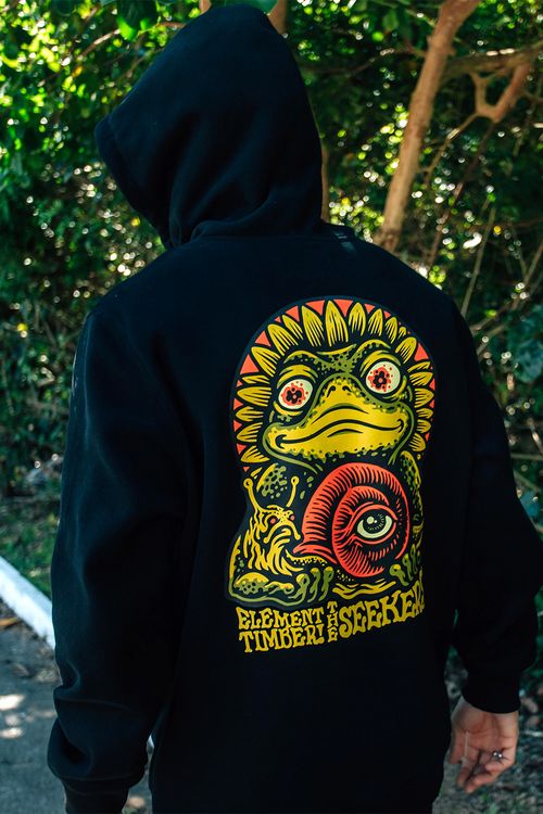 Moletom Element Fech Timber The Frog Preto