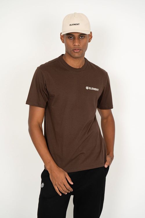 Camiseta Element M/c Blazin Chest Marrom Escuro