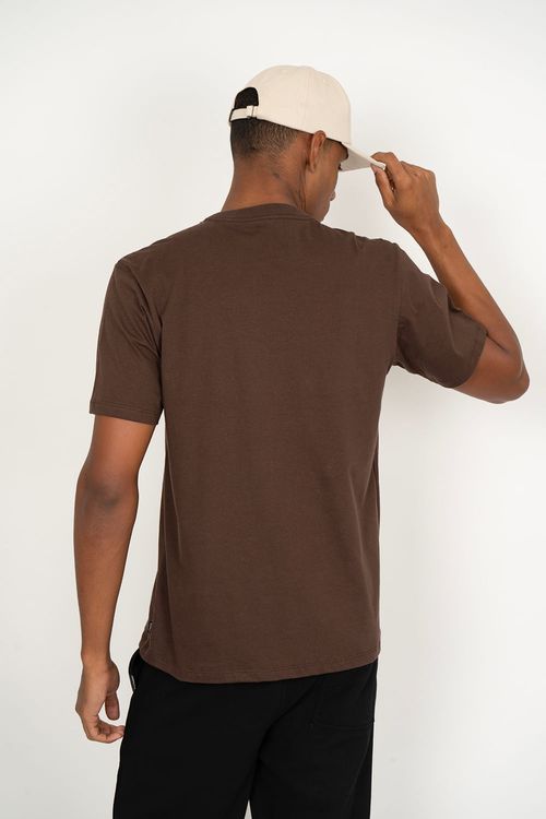 Camiseta Element M/c Blazin Chest Marrom Escuro