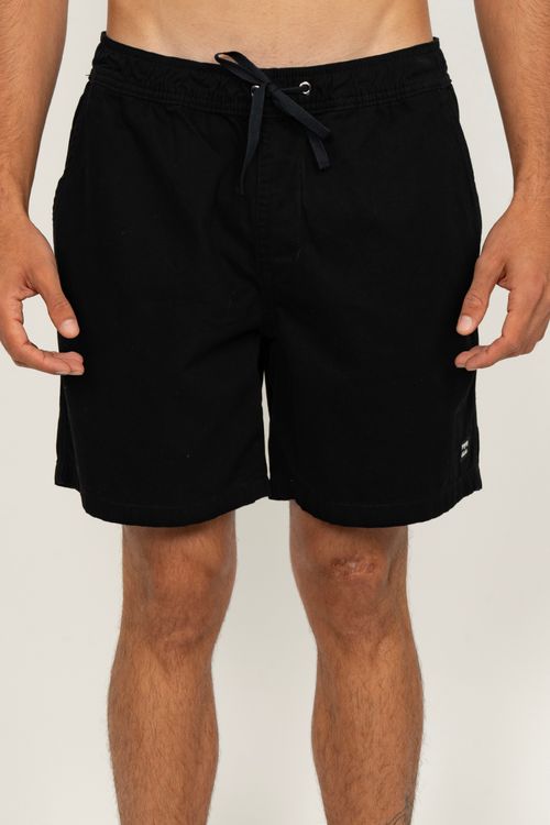 Bermuda Billabong Larry Layback Twill Preto