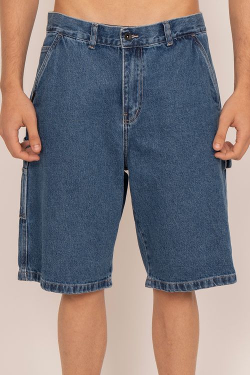 Bermuda Element Jeans Big Carpenter Denim Blue Azul