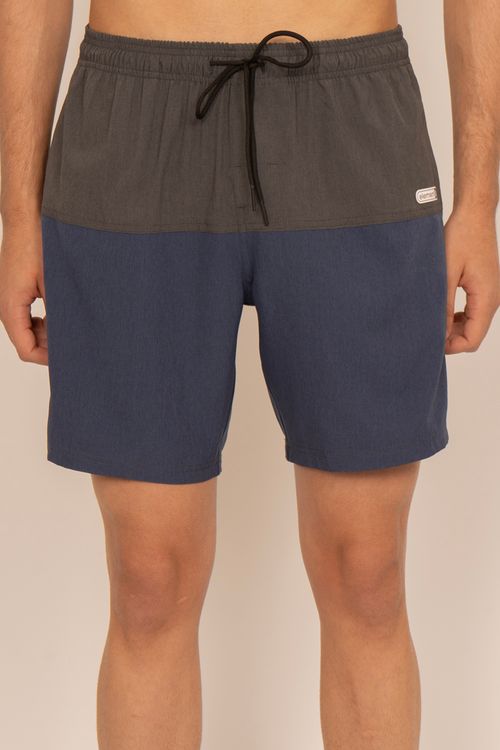 Boardshort Element Block Cinza Escuro